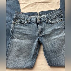 7 For All Mankind Light Blue bootcut Leg Jeans